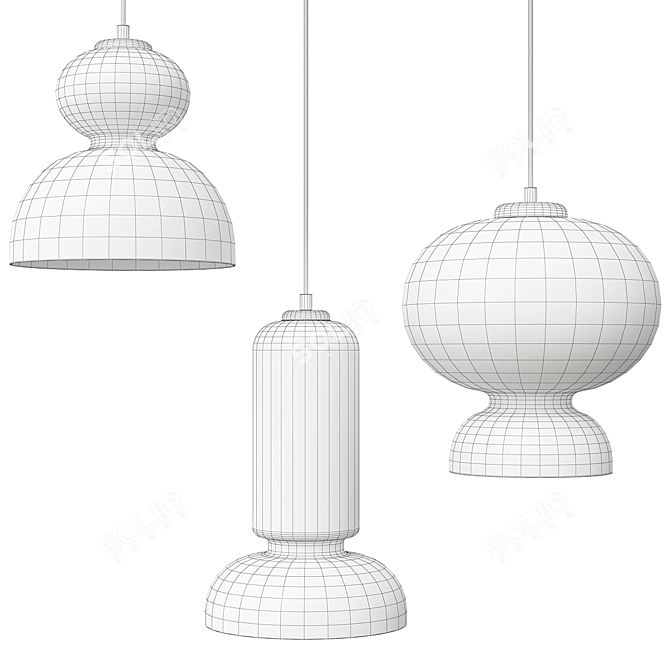 Camber Pendant Light Model 3D model image 5