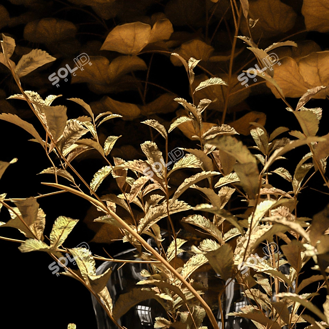 PBR Dried Flowers Render Assets 3D model image 6