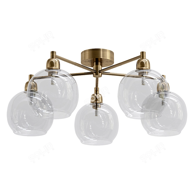 Modern Ceiling Lamp 3D Model 3D model image 1