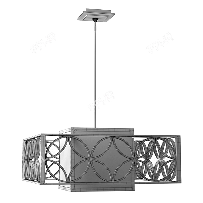 Feiss Pendant Light Fixture FE-REMY-P-B 3D model image 2