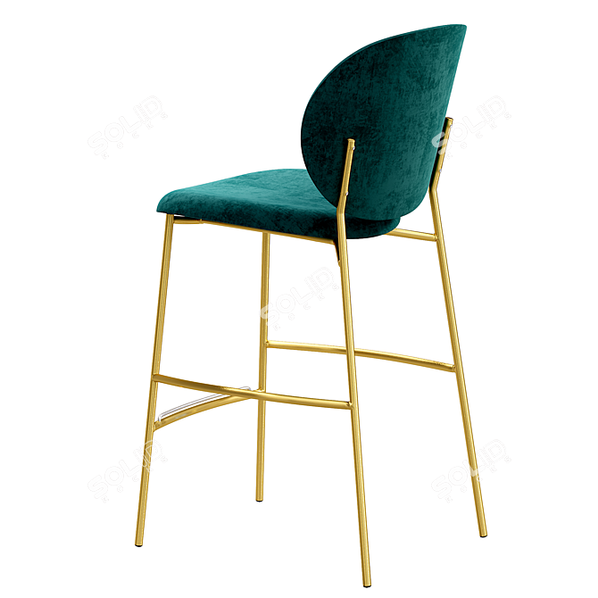 Contemporary Ines Chair by Calligaris 3D model image 2