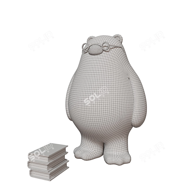 Hong Kong YUMYUM Bear Sculptures 3D model image 2