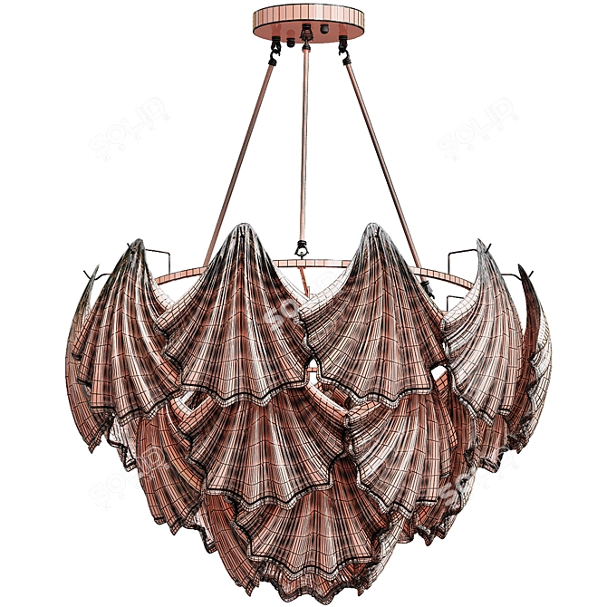 Elegant Stefani Design Lamps 3D model image 2