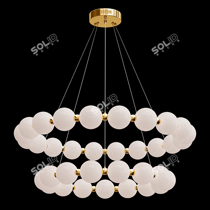 Elegant Lioba Chandelier Collection 3D model image 2