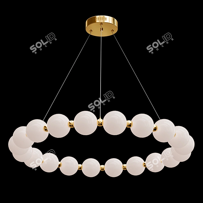 Elegant Lioba Chandelier Collection 3D model image 3