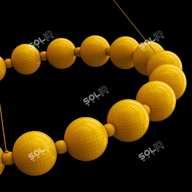 Elegant Lioba Chandelier Collection 3D model image 5