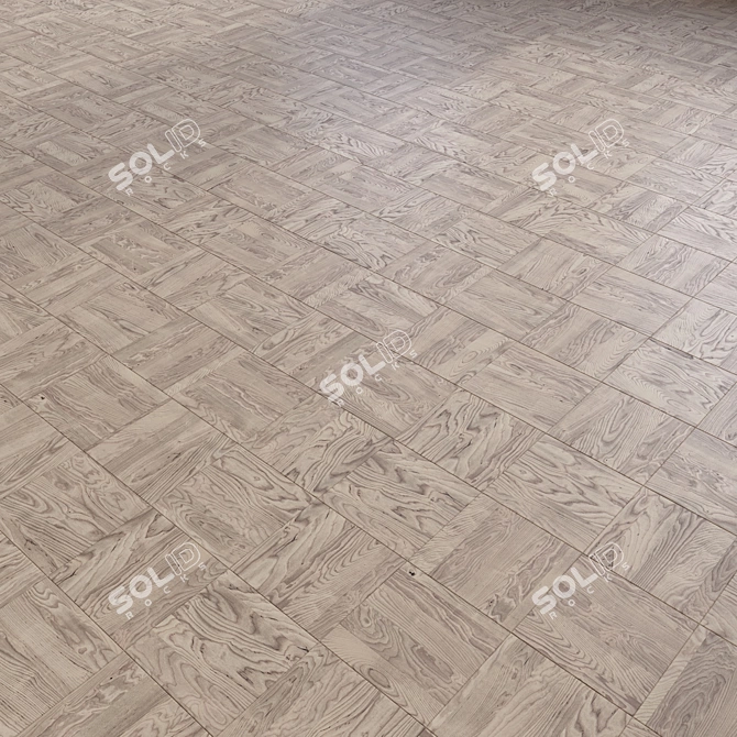 High-Quality 3D Parquet Model 3D model image 2