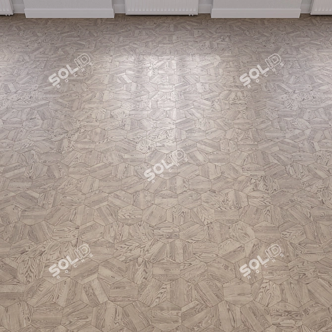 High-Quality 3D Parquet Model 3D model image 3