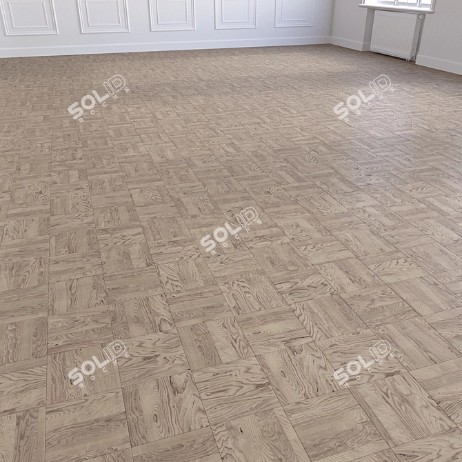 High-Quality 3D Parquet Model 3D model image 4