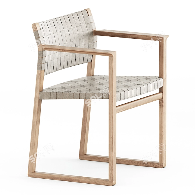 Fredericia BM61 & BM62 Chairs 3D model image 3