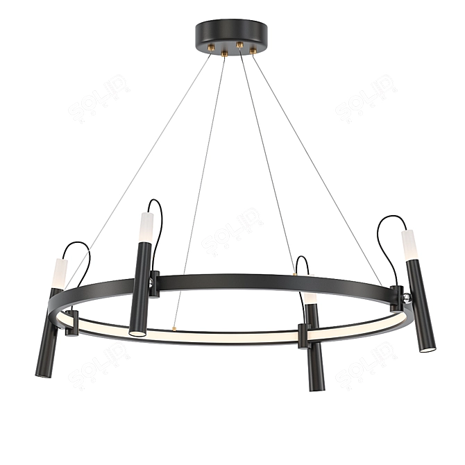 Elegant Contemporary Design Lamp 3D model image 1