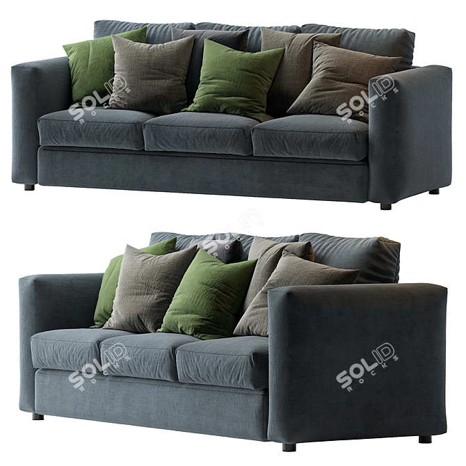 FINNALA by IKEA 3-Seat Sofa 3D model image 1