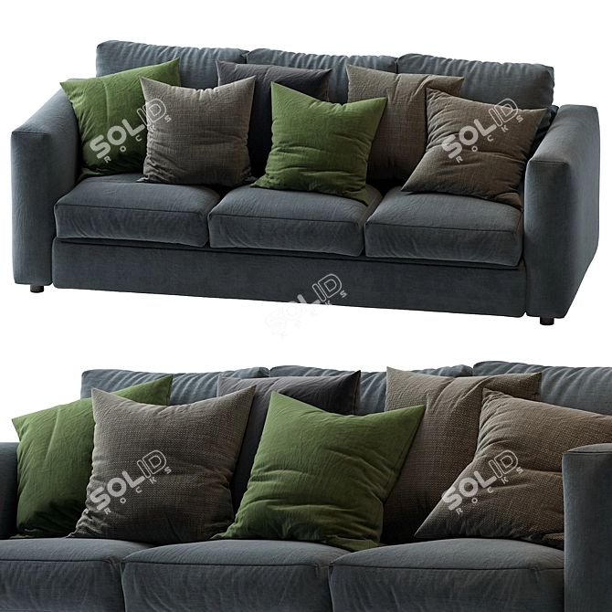 FINNALA by IKEA 3-Seat Sofa 3D model image 3