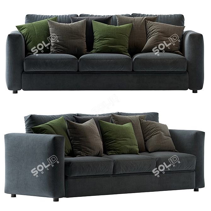 FINNALA by IKEA 3-Seat Sofa 3D model image 4