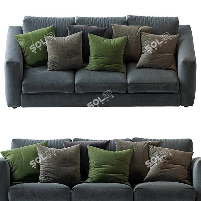 FINNALA by IKEA 3-Seat Sofa 3D model image 5