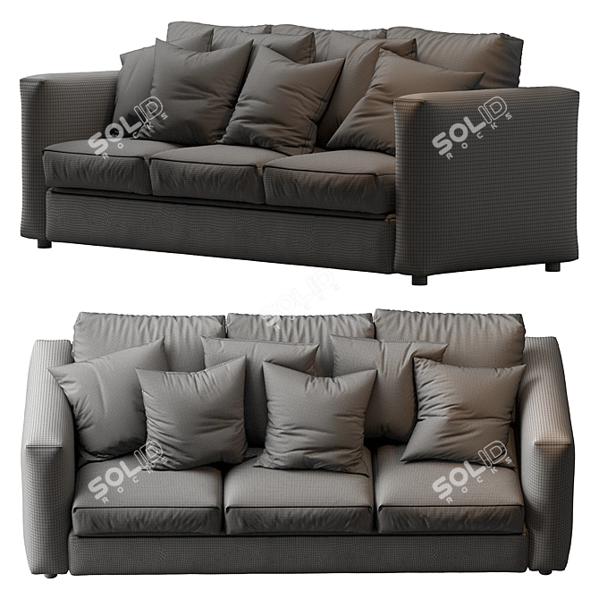FINNALA by IKEA 3-Seat Sofa 3D model image 7