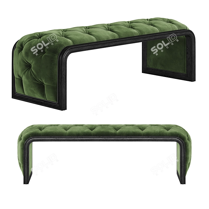 Elegant Bench Sofas to Upgrade 3D model image 1