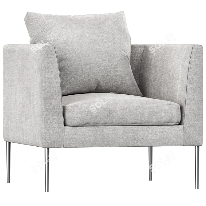 Modern COR_PILOTIS Armchair Design 3D model image 1