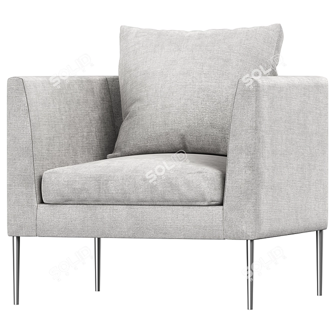 Modern COR_PILOTIS Armchair Design 3D model image 2