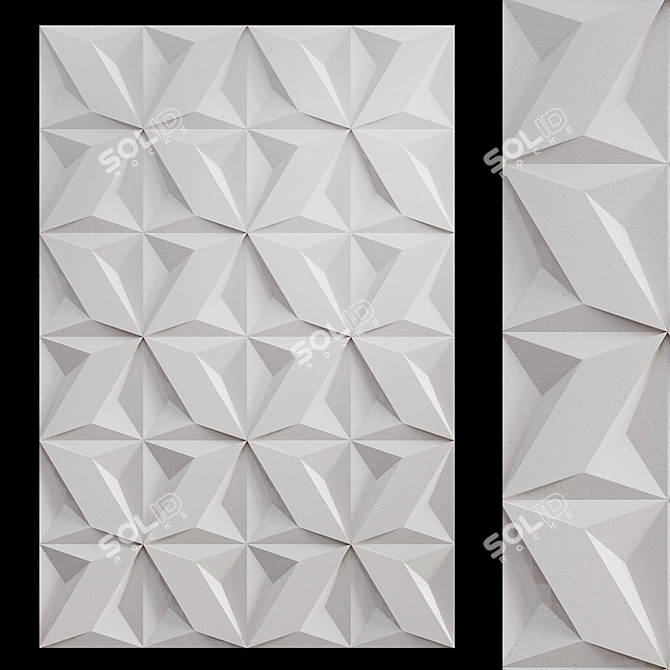 2015 Agave Wall Cladding Texture 3D model image 3