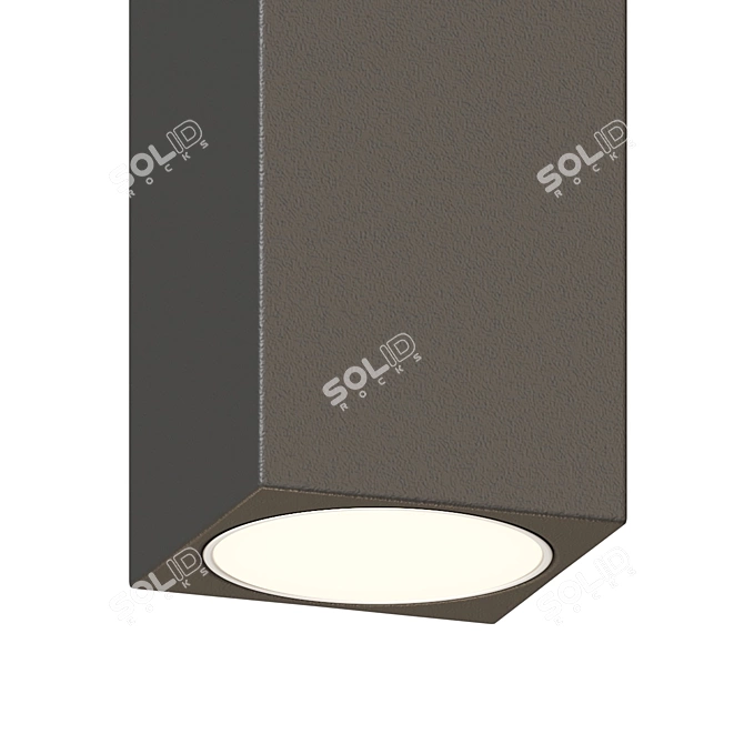 Modern Industrial Vanni LED Pendant 3D model image 3