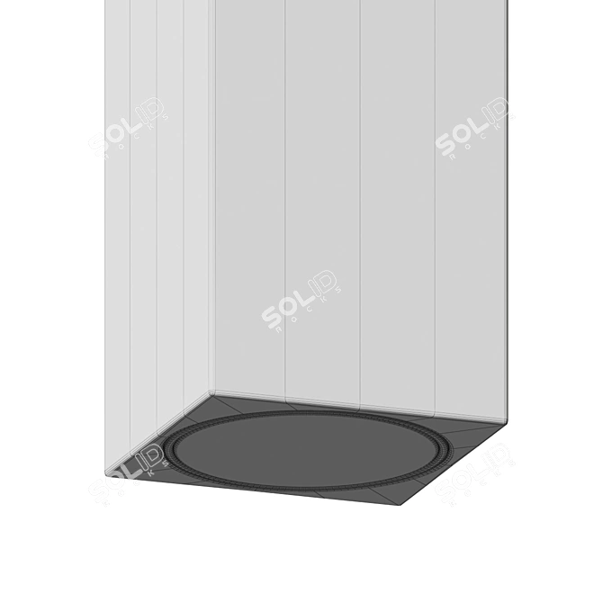 Modern Industrial Vanni LED Pendant 3D model image 5