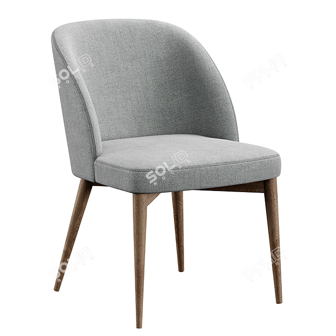 Customizable Niff Naff Chair 3D model image 2