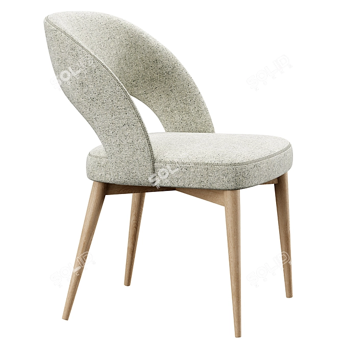 Customizable Niff Naff Chair 3D model image 3