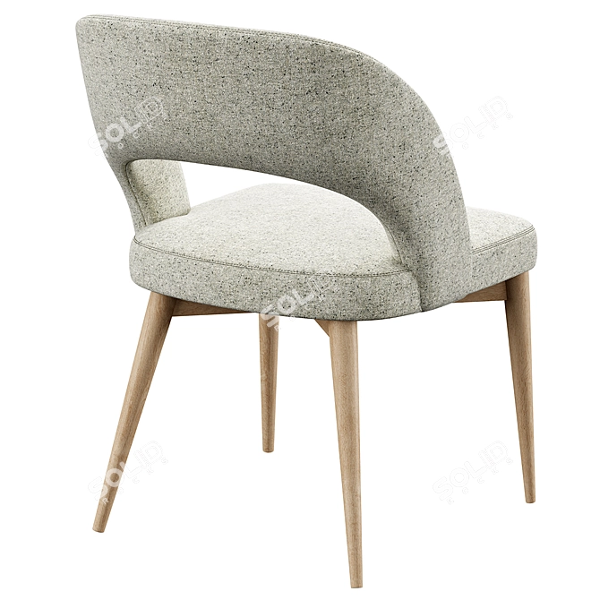Customizable Niff Naff Chair 3D model image 4