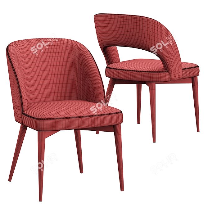 Customizable Niff Naff Chair 3D model image 6