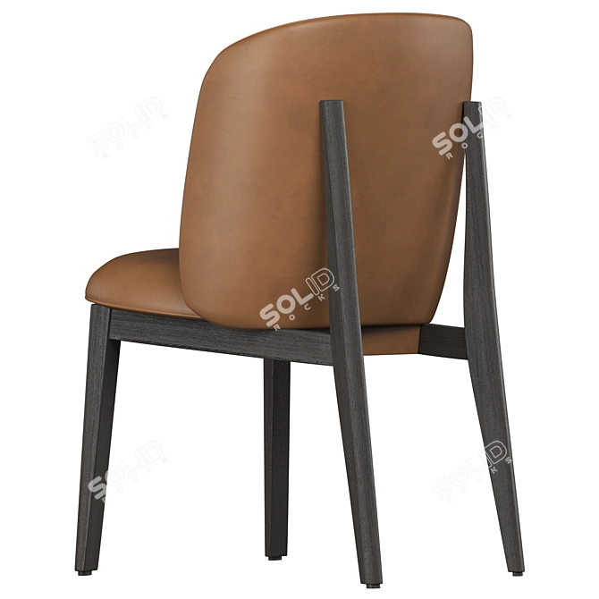 Sleek Modern Calligaris ABREY Chair 3D model image 3