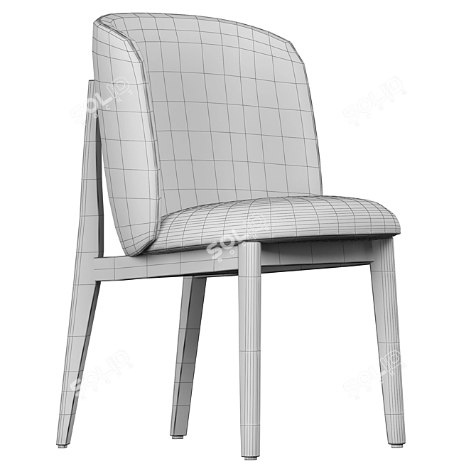 Sleek Modern Calligaris ABREY Chair 3D model image 5