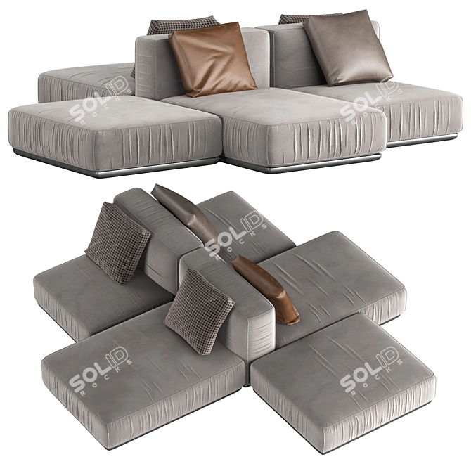 MARECHIARO Sofa | Modular Modern Design 3D model image 2