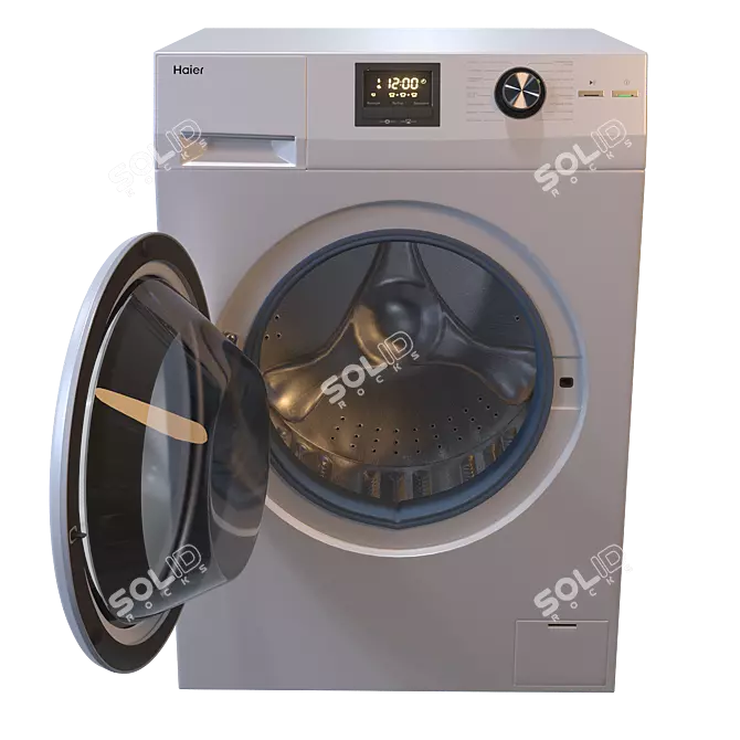 Haier HW60 Washing Machine 3D model image 1