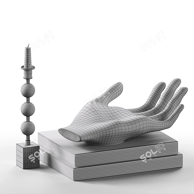 Decorative Set for Coffee Table 3D model image 2