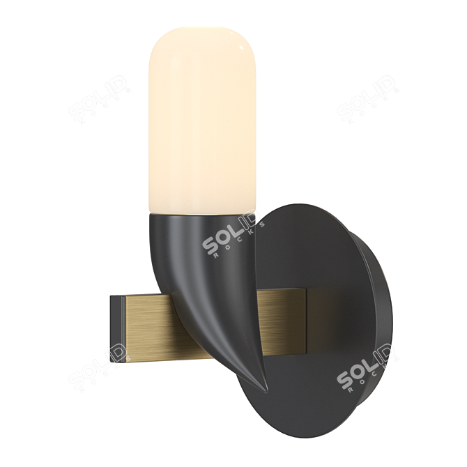 Contemporary LED Wall Sconce "HAUST 3D model image 2