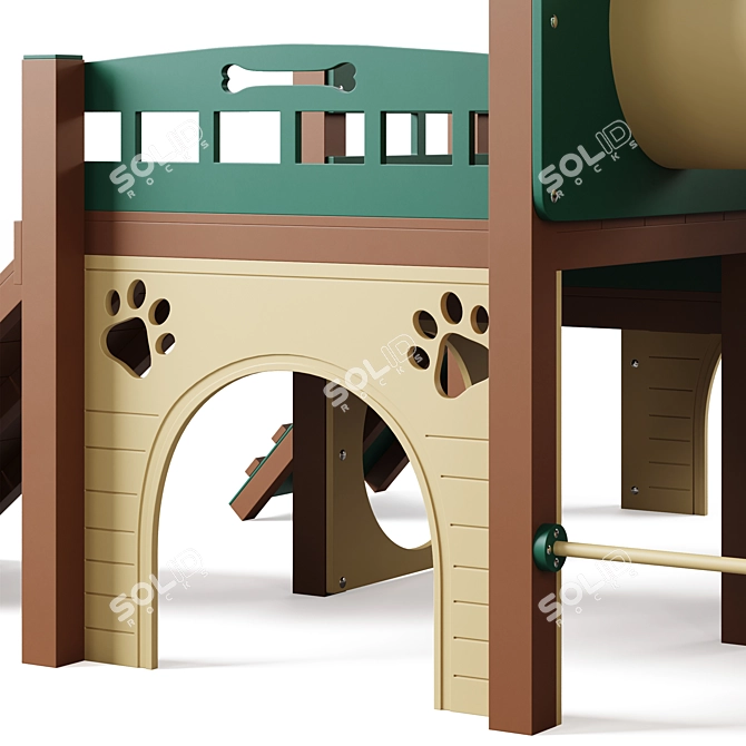 Kennel Club Deluxe Playground 3D model image 3