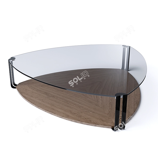 Modern Square Coffee Table MH1904A 3D model image 1