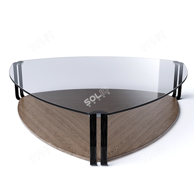 Modern Square Coffee Table MH1904A 3D model image 2