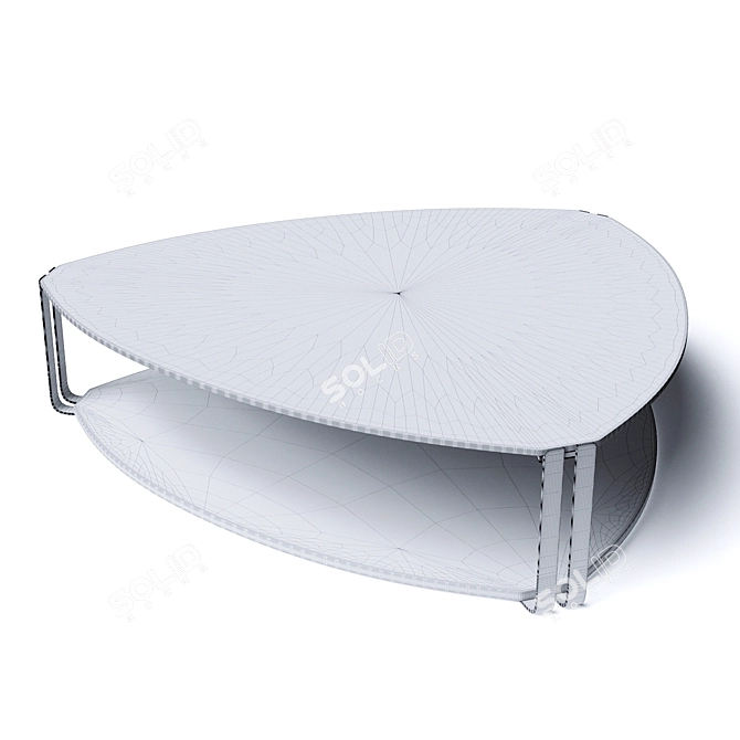 Modern Square Coffee Table MH1904A 3D model image 3