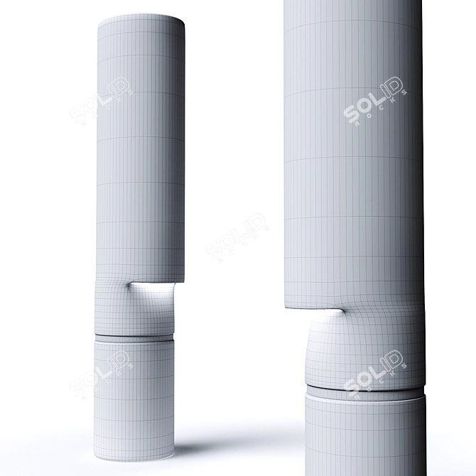 Stone Table Lamp HENGE TEST-ONE 3D model image 3