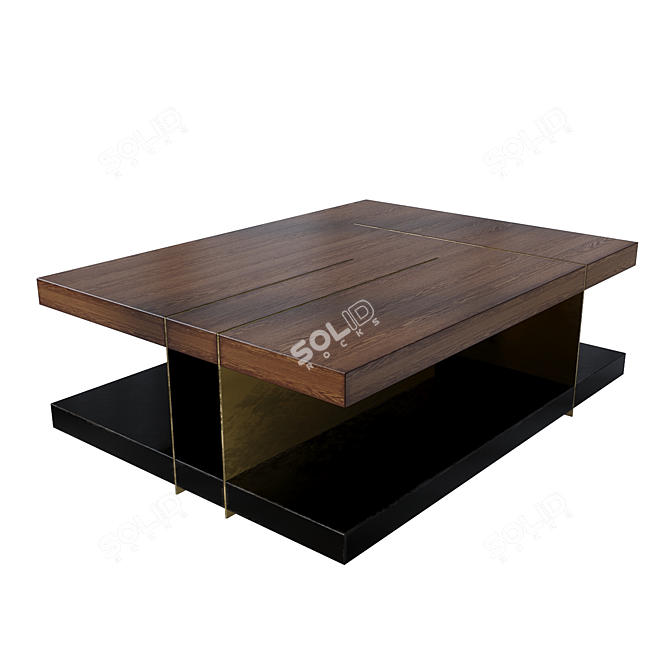 Modern Elegance: LALLAH Coffee Table 3D model image 1