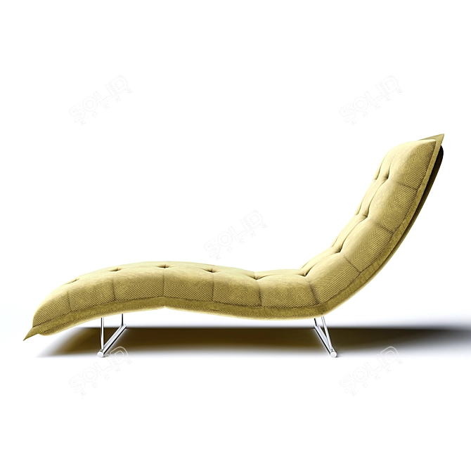 Roche Bobois ARIOSO Lounge Chair 3D model image 2