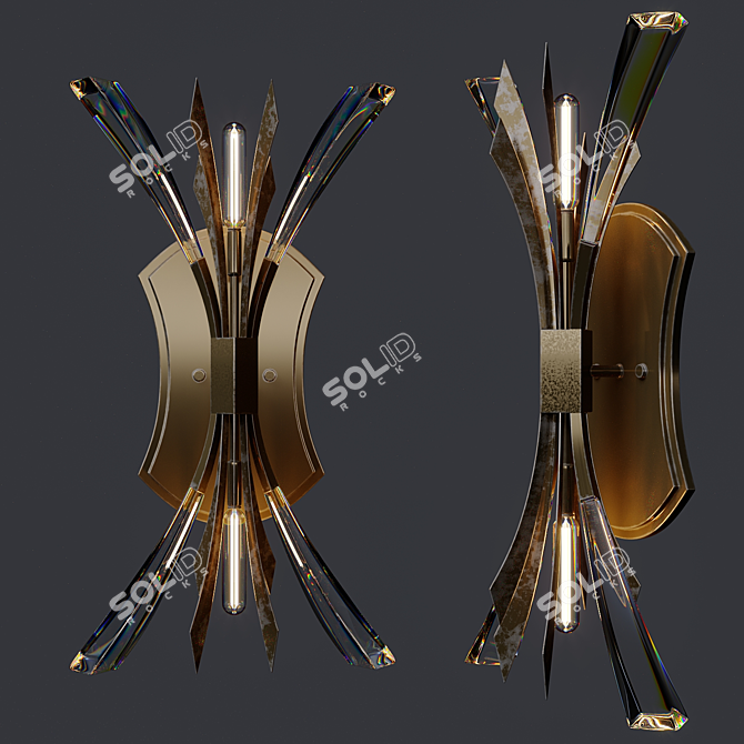Hinkley Vida QN-VIDA2 Wall Sconce 3D model image 2
