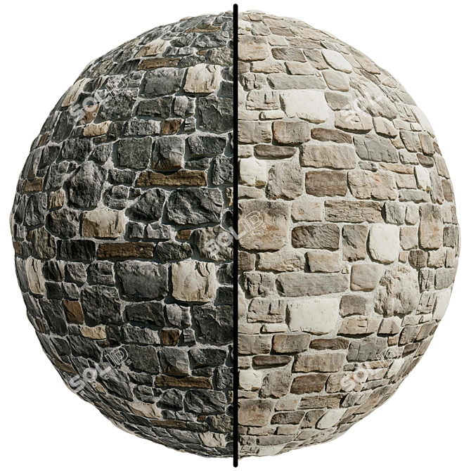 Stone Texture Bundle | High-Res 3D model image 1