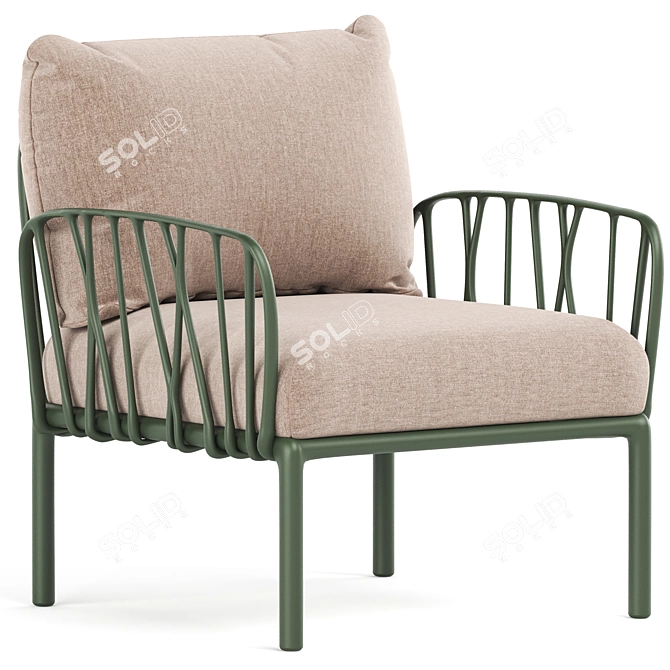 Elegant Nardi KOMODO Chair 3D model image 1