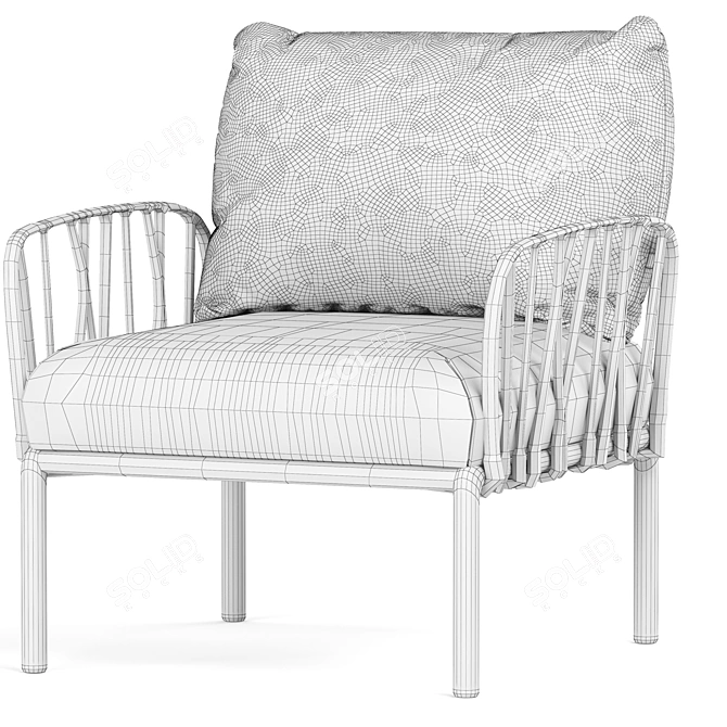 Elegant Nardi KOMODO Chair 3D model image 5