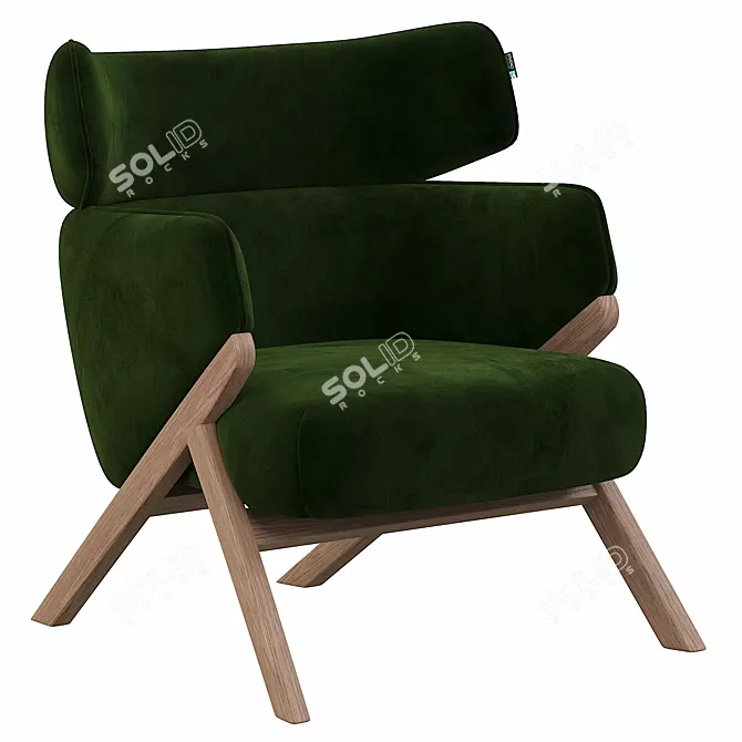 Modern Kordial StudioF Armchair 3D model image 4