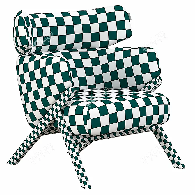 Modern Kordial StudioF Armchair 3D model image 6