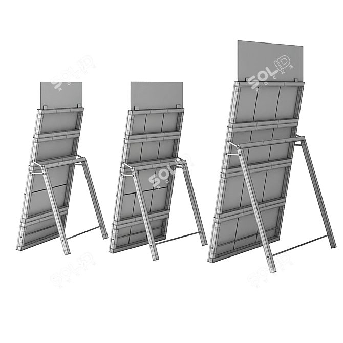 Exhibition Stand Set of 3 3D model image 6